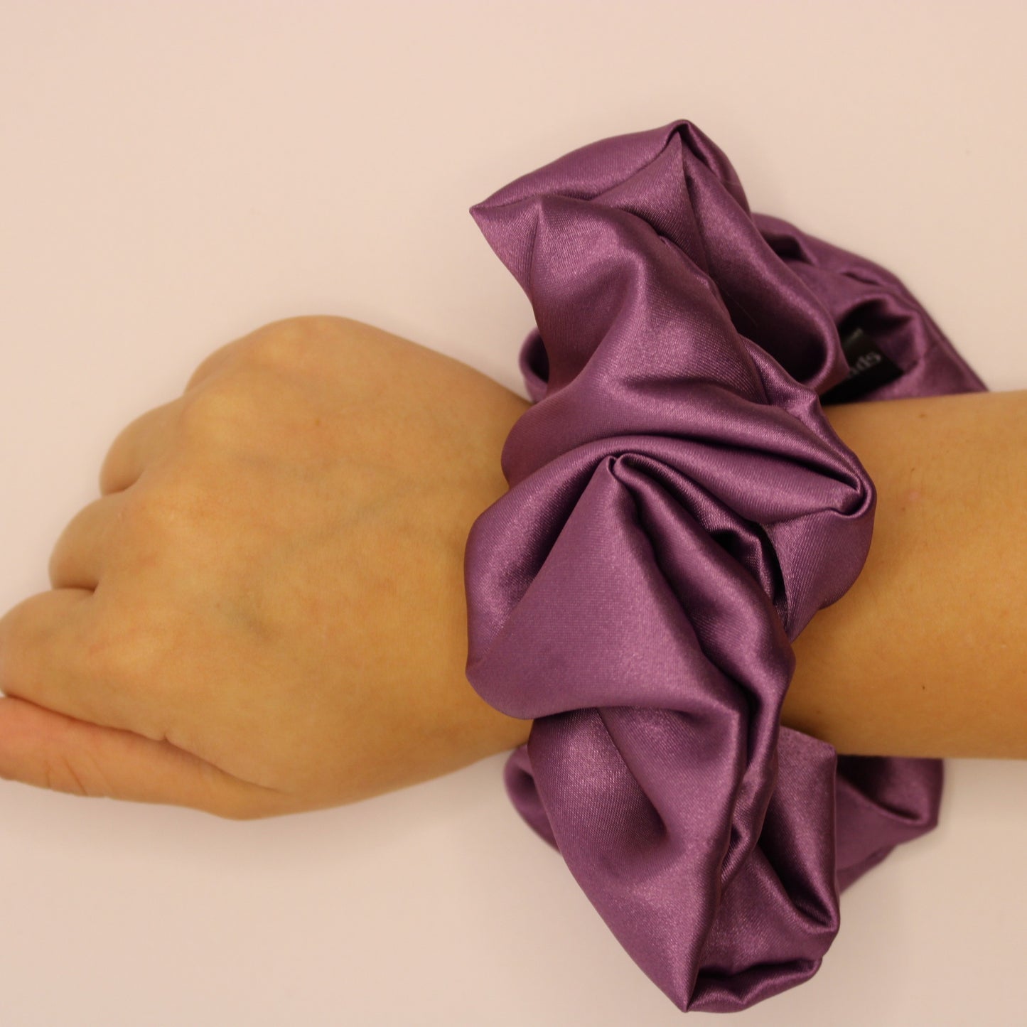 Light Purple Satin Scrunchie