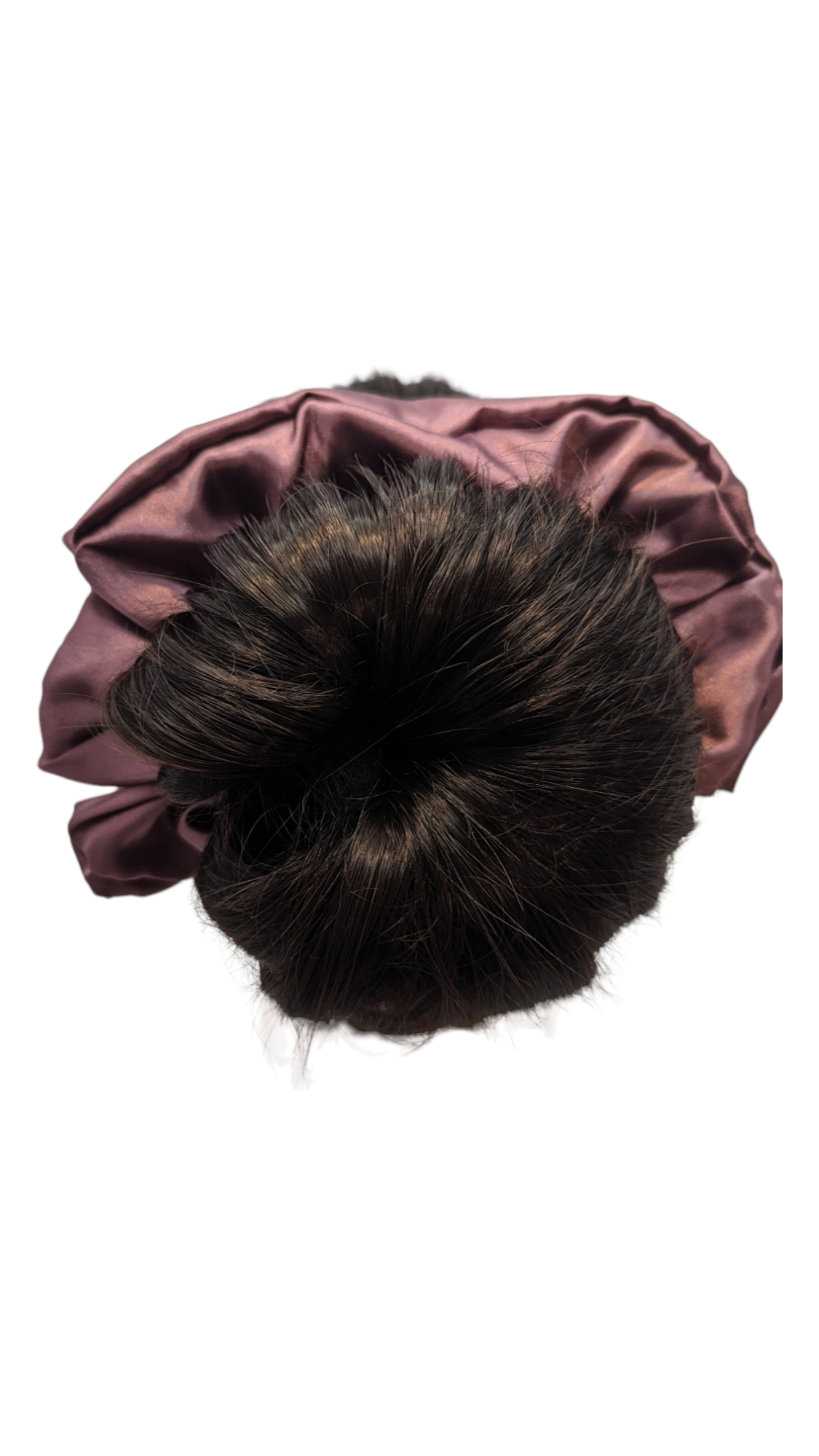Dusty Rose Satin Scrunchie