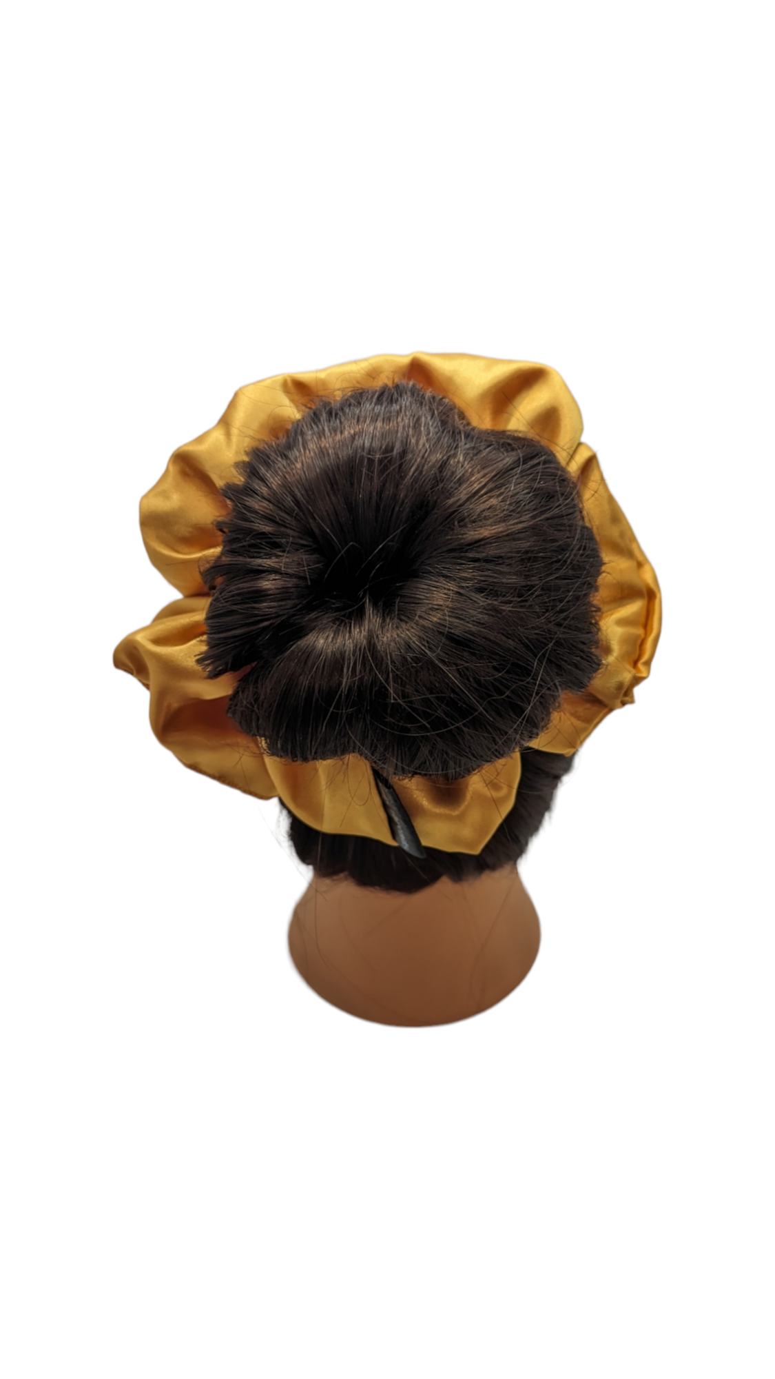 Gold Satin Scrunchie
