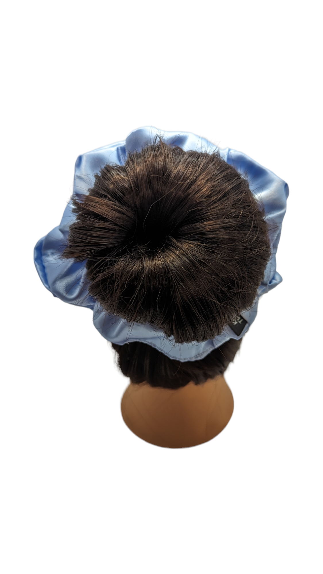 Light Blue Satin Scrunchie
