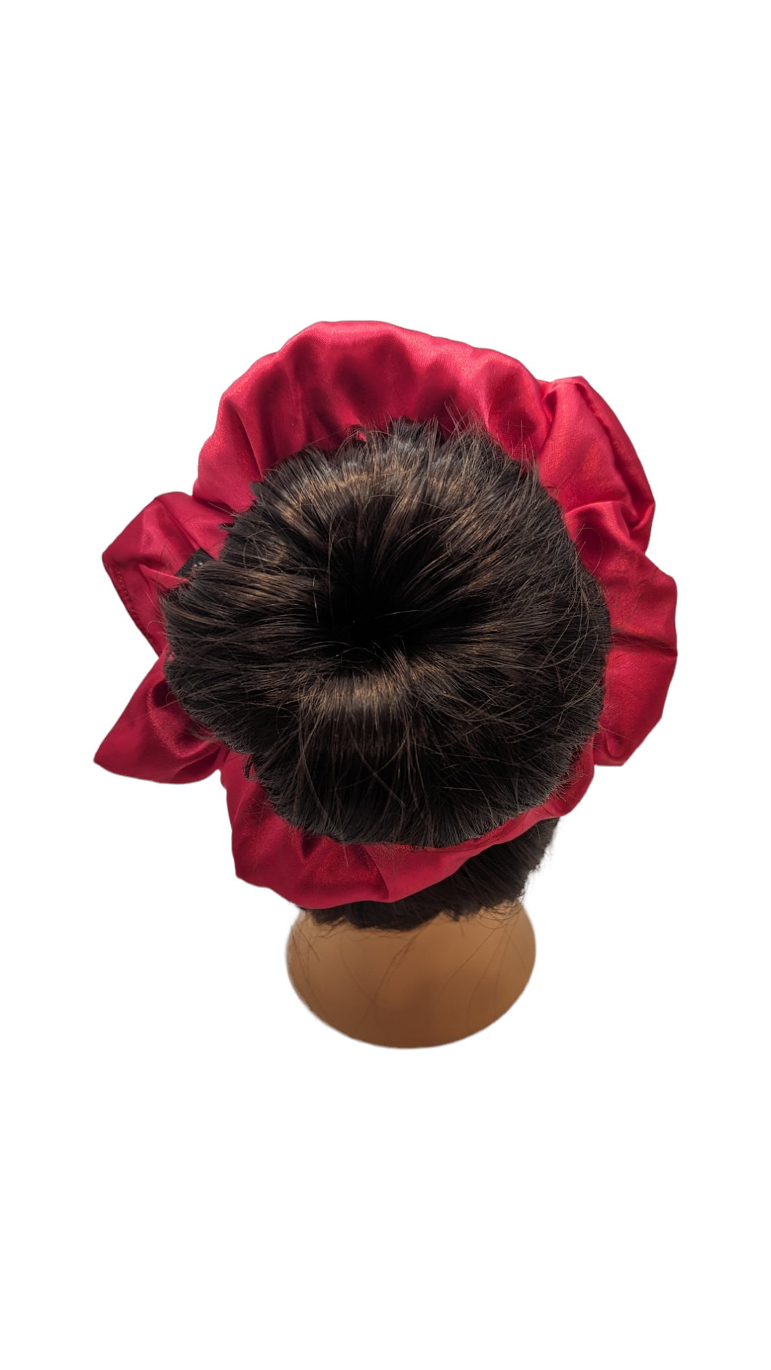 Red Satin Scrunchie