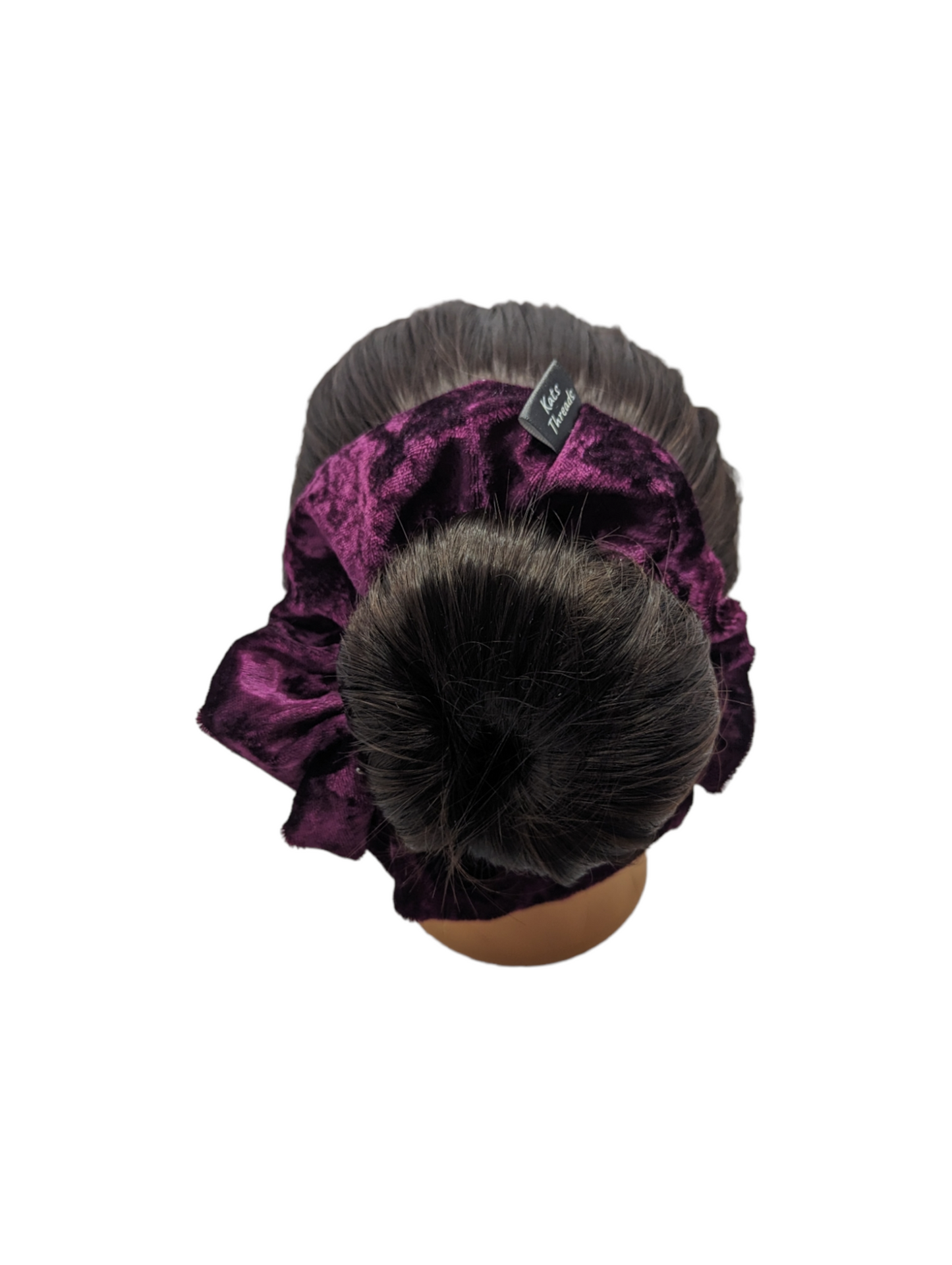 Maroon Velvet Scrunchie
