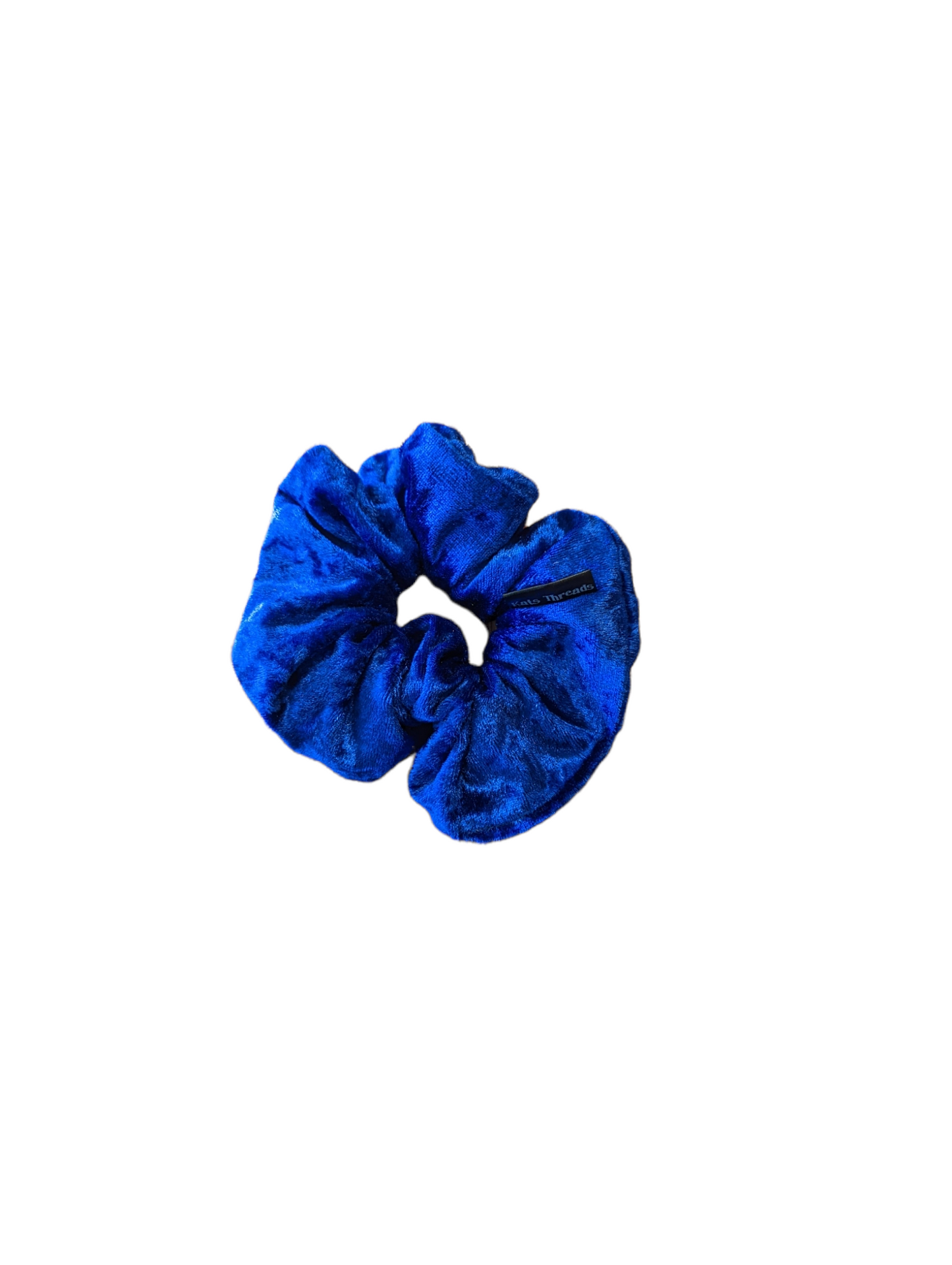 Royal Blue Velvet Scrunchie