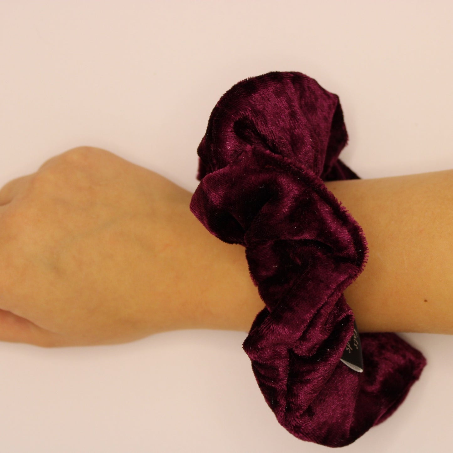 Maroon Velvet Scrunchie